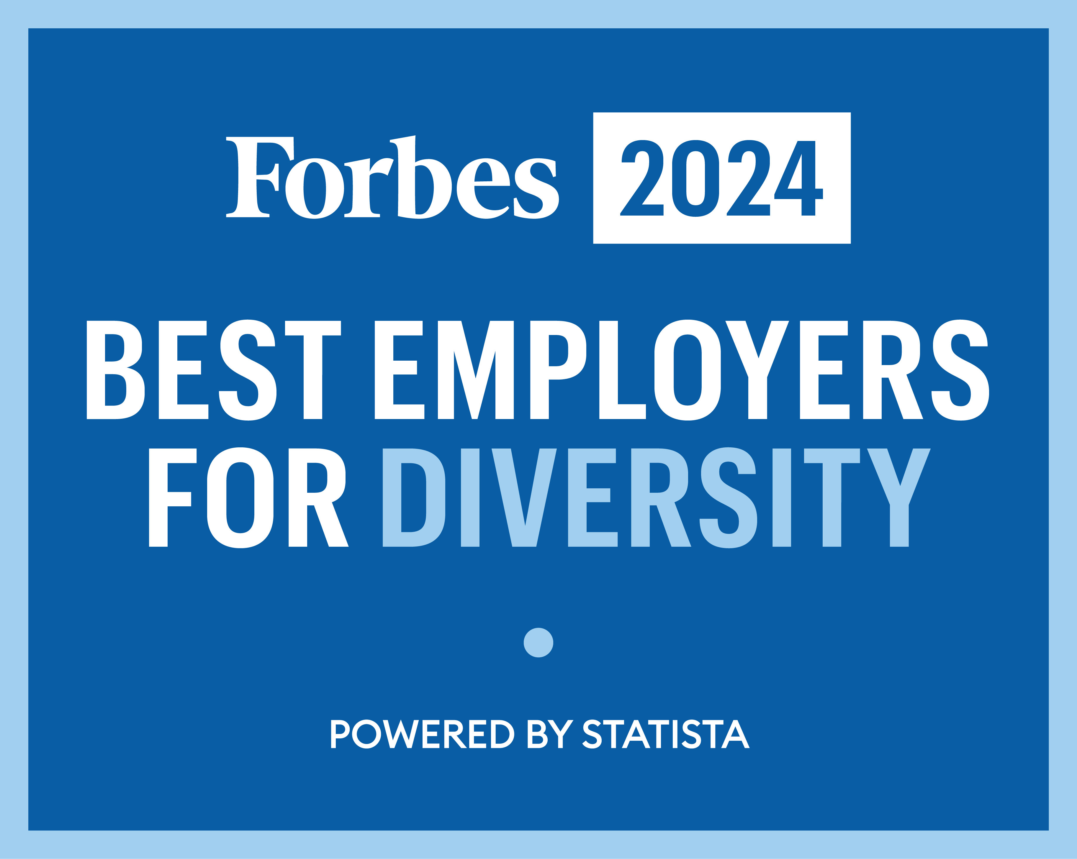 Forbes Best Employer for Diversity Award Badge