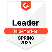 G2 Mid-Market Leader Award Badge
