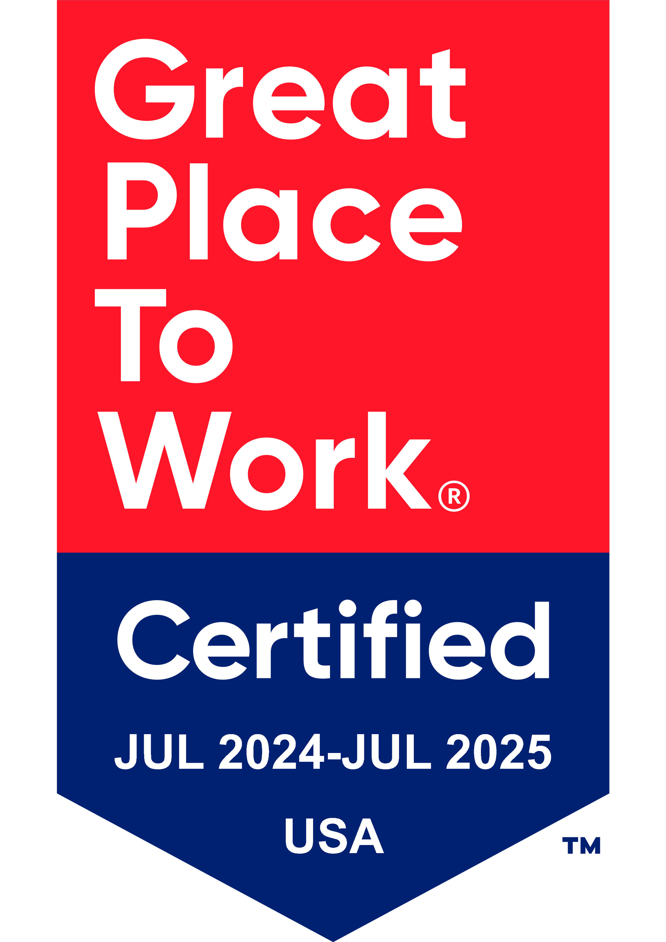 Great Place to Work Award Badge