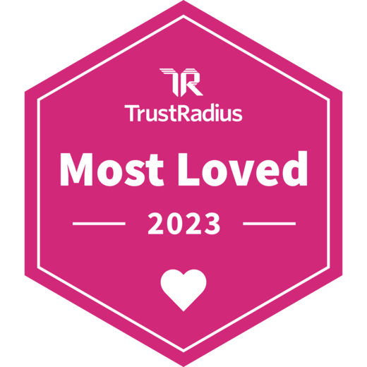 Trust Radius Most Loved Award Badge