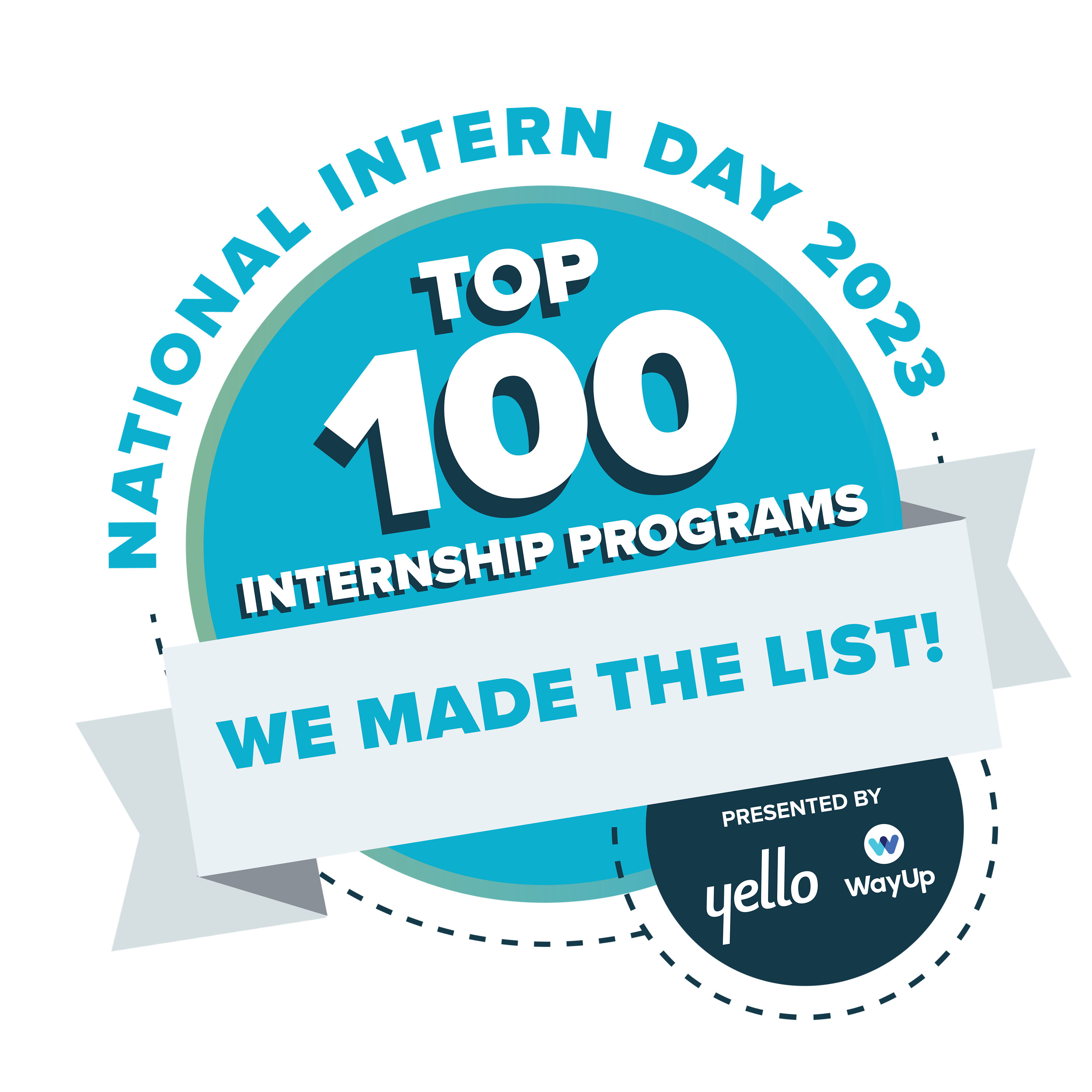 Top 100 Internship Program Award Badge