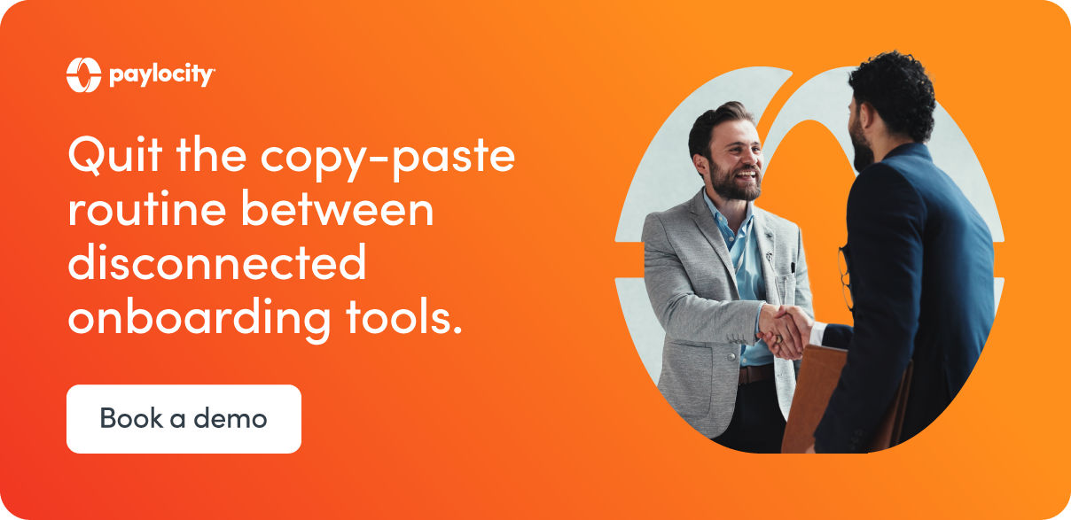 Ad to request a demo of Paylocity