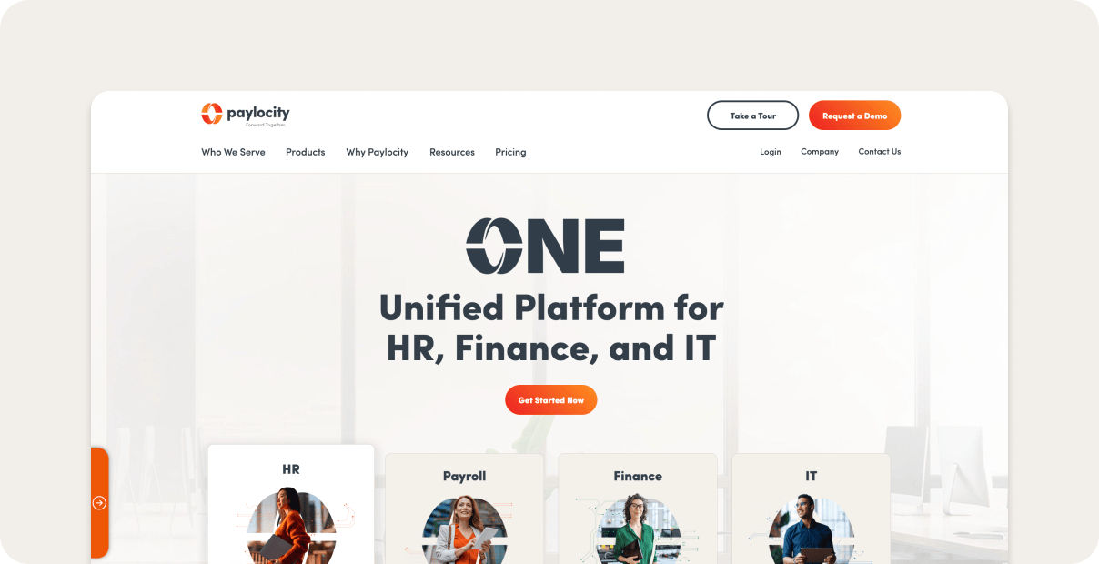 Paylocity's spend management software for unified teams.