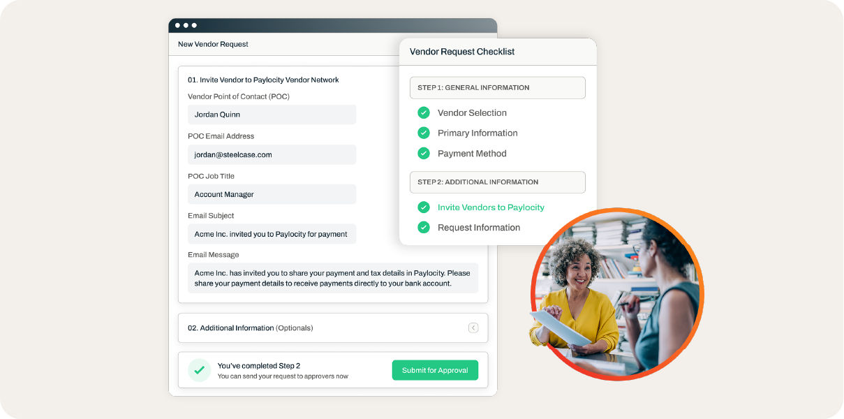 Paylocity vendor management software.