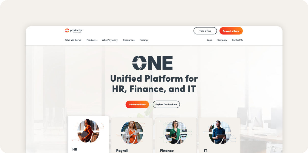 Paylocity platform.