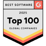 G2 Top 100 Global Software Award Badge