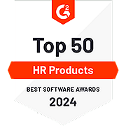 G2 Top 50 Software Award Badge