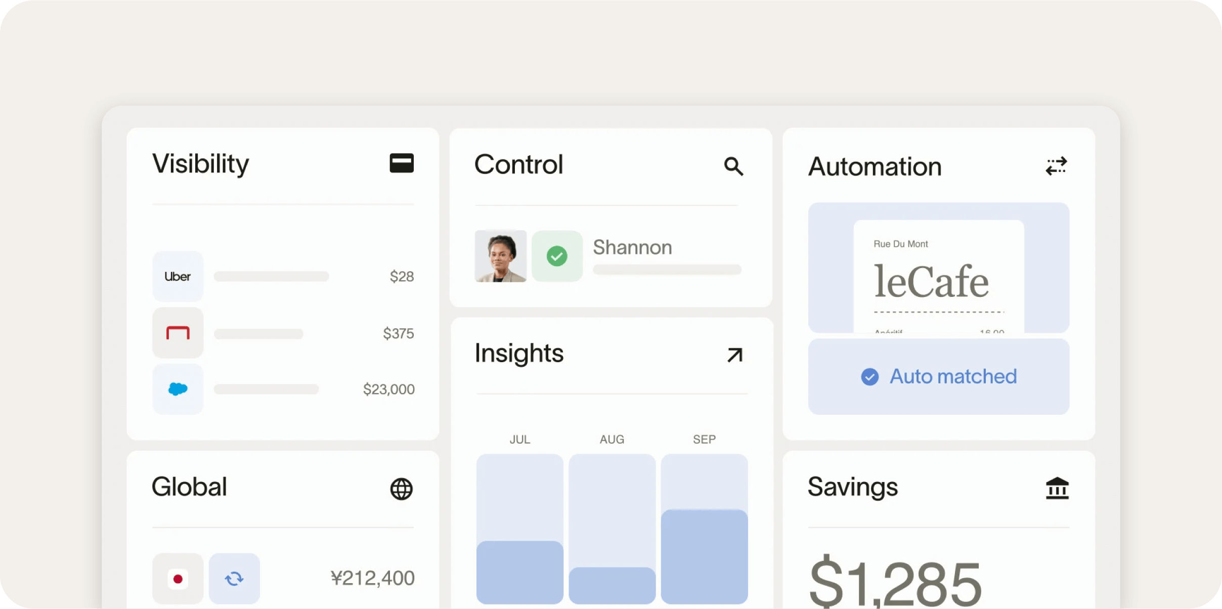  Screenshot of Ramp expense management platform