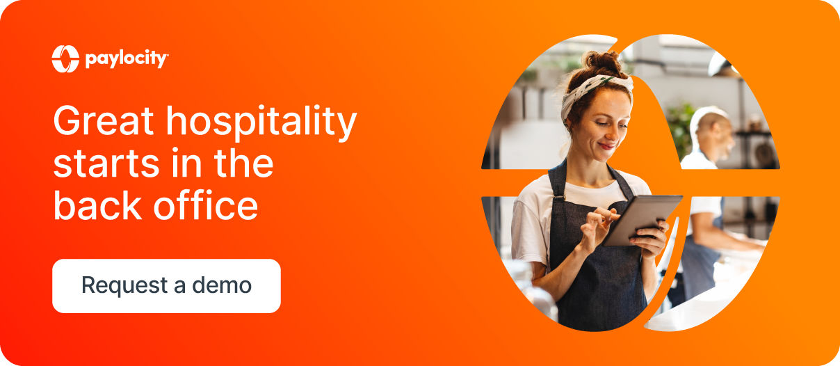 Ad to request a demo of Paylocity