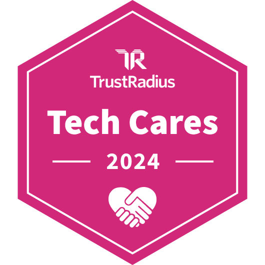 Trust Radius Tech Cares Award Badge