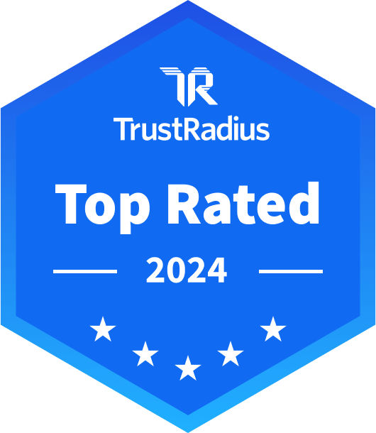 Trust Radius Top Rated Award Badge