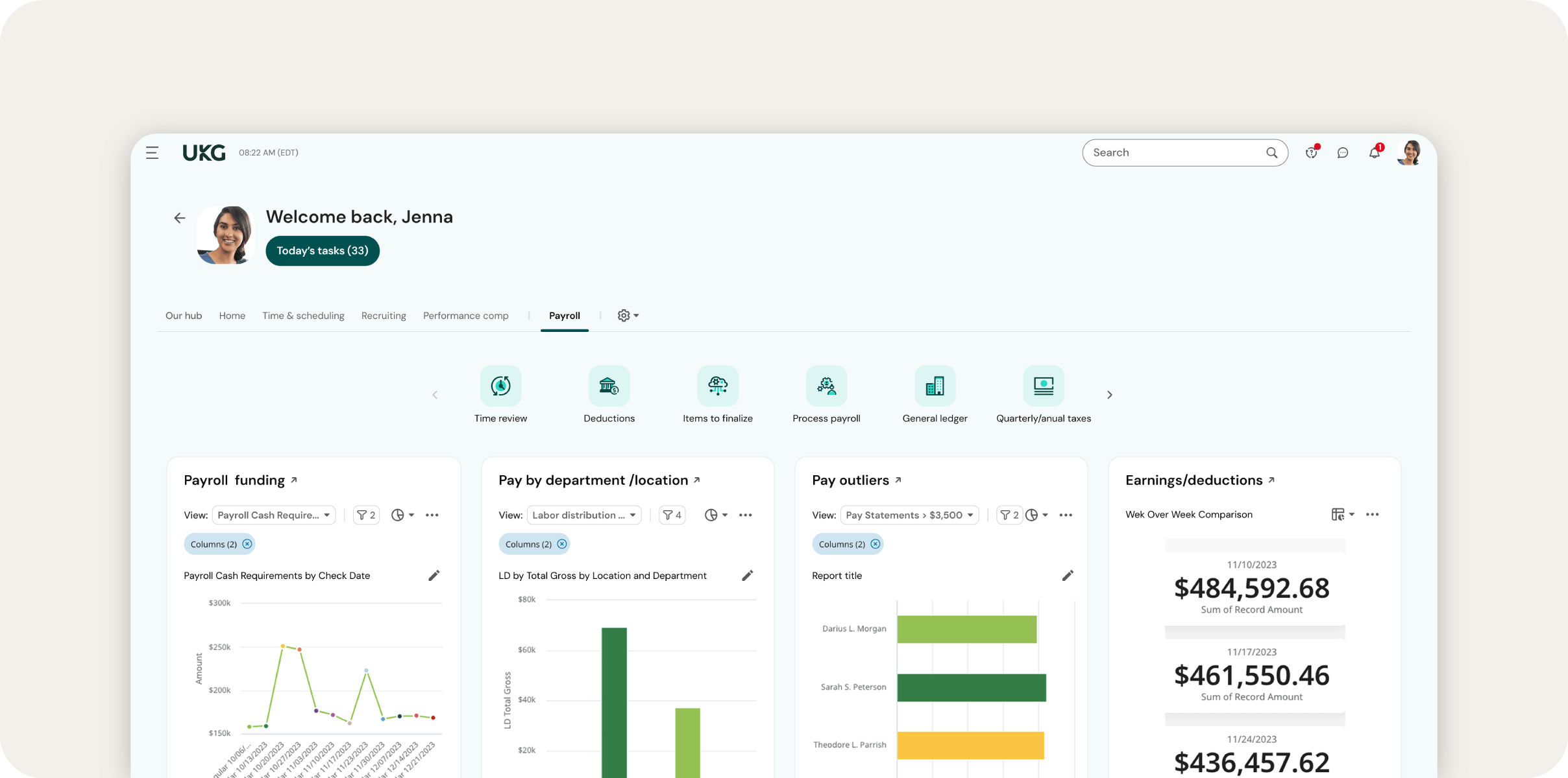 UKG-pro-screenshot | A screenshot of UKG Pro