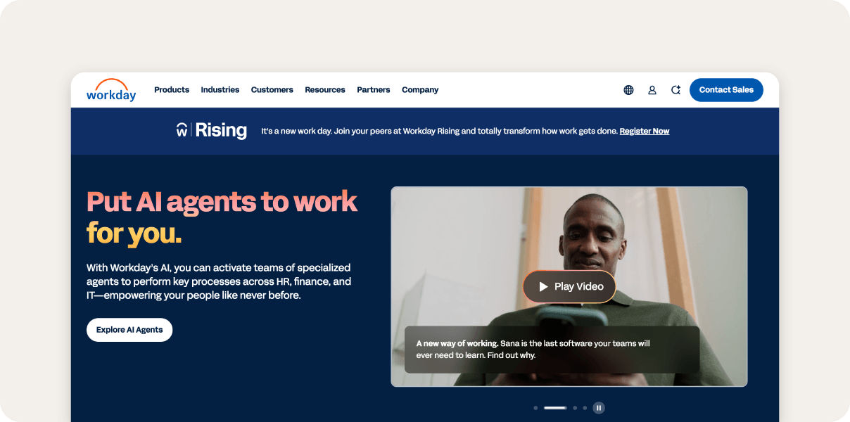 Workday Peakon website.