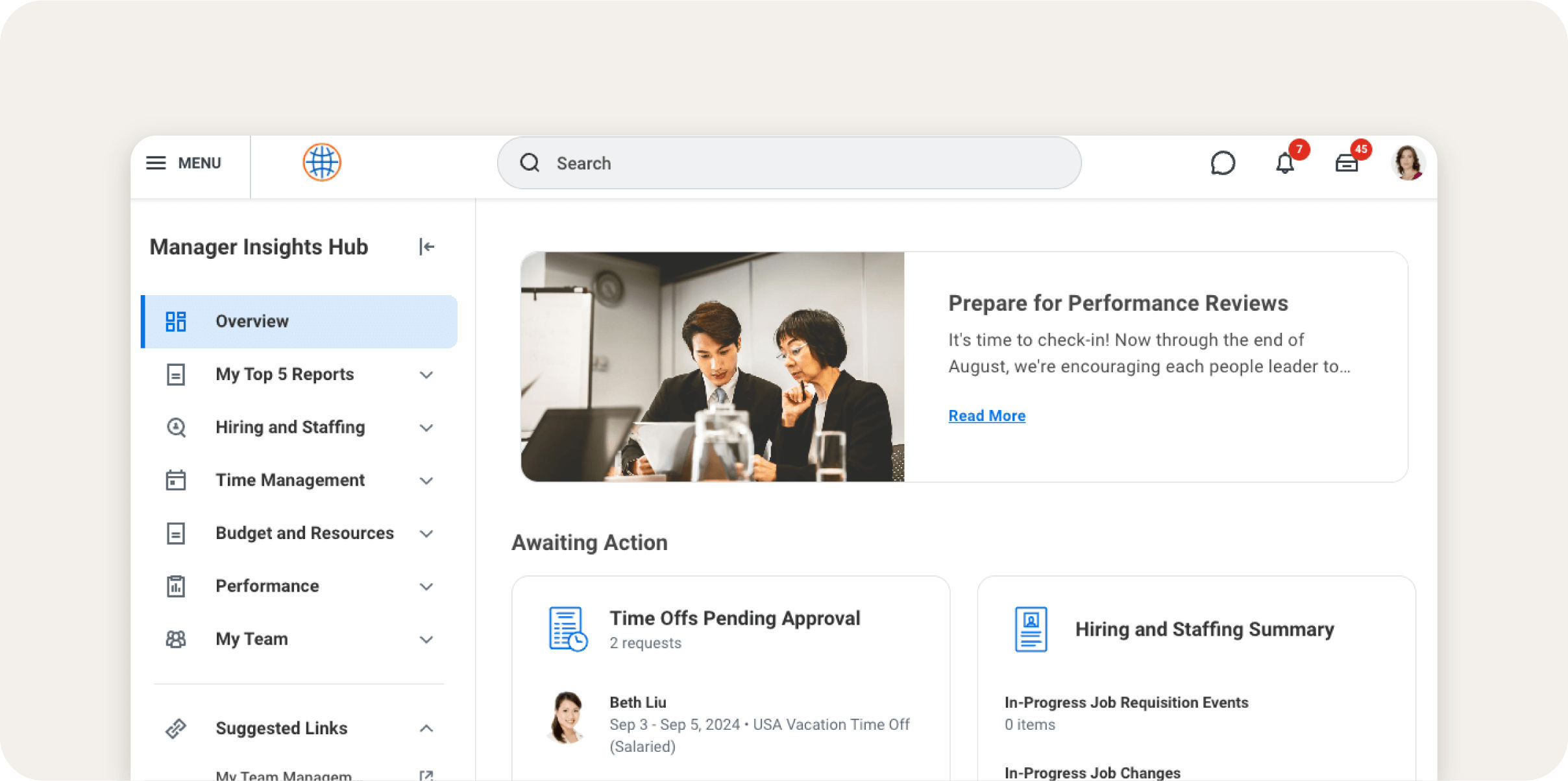 Workday HRIS platform