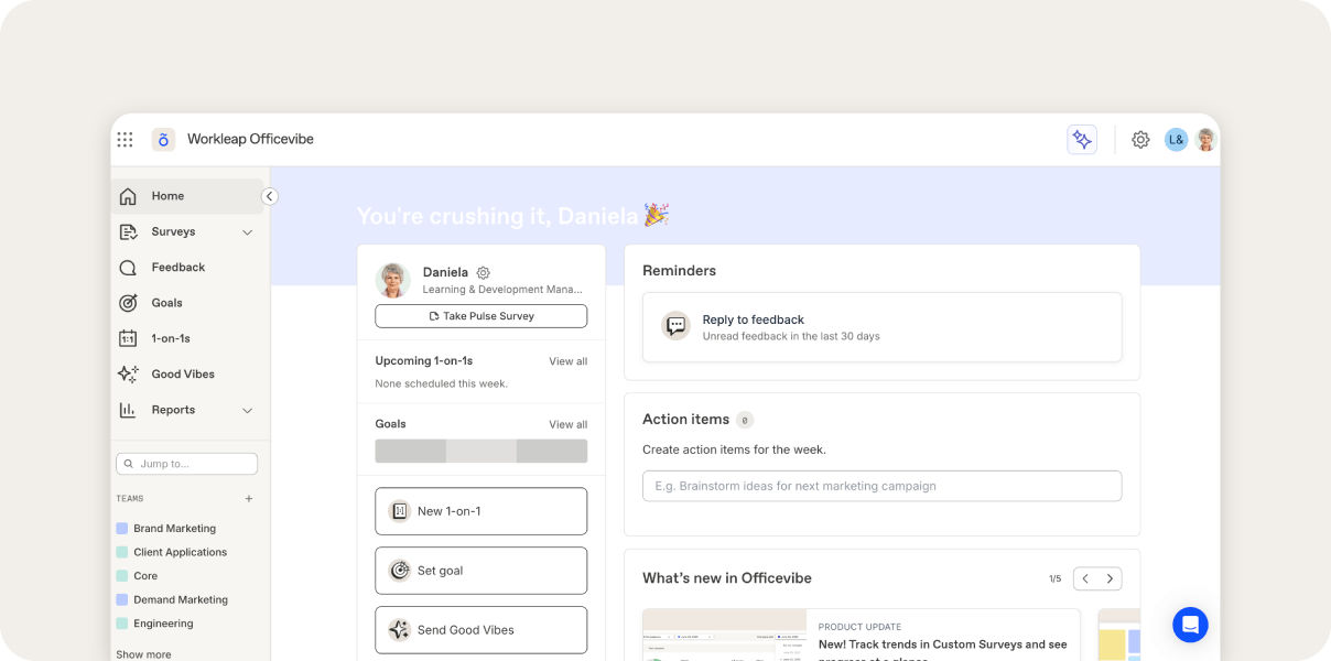 Workleap homepage.