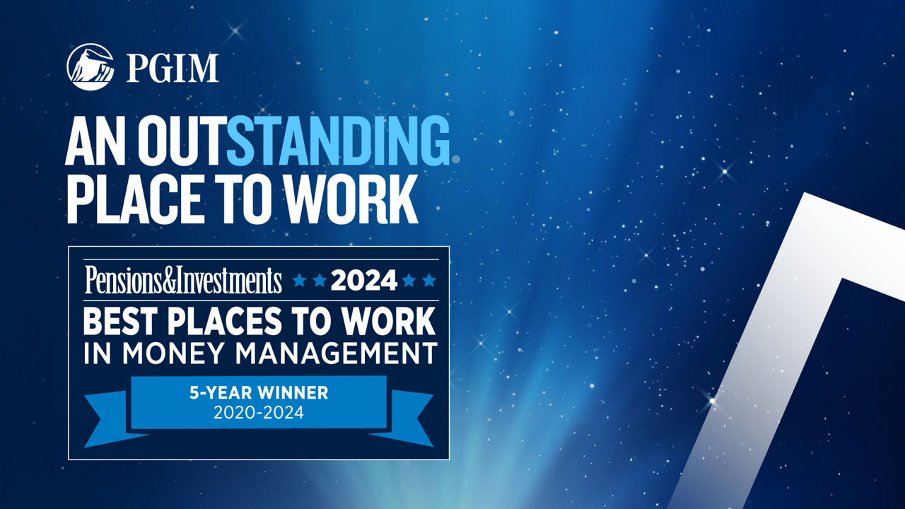 Pensions & Investments awards PGIM Best Place to Work in Money Management for the fifth straight year