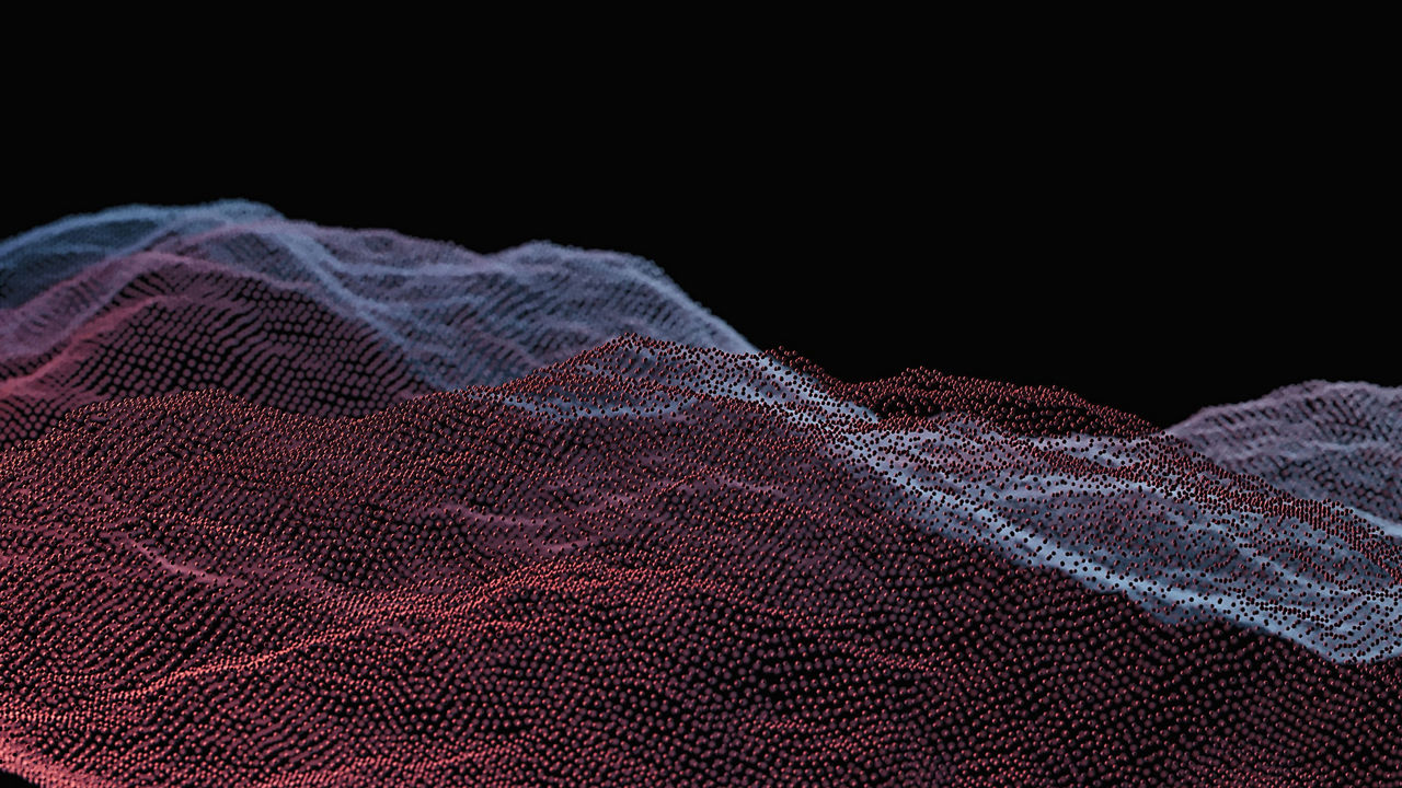 Music abstract background with multicolored dynamic waves. Sound waves template. music equalizer. 3d rendering
