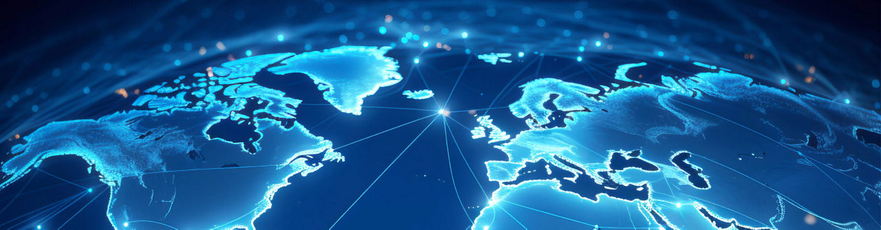 Image of a digital globe