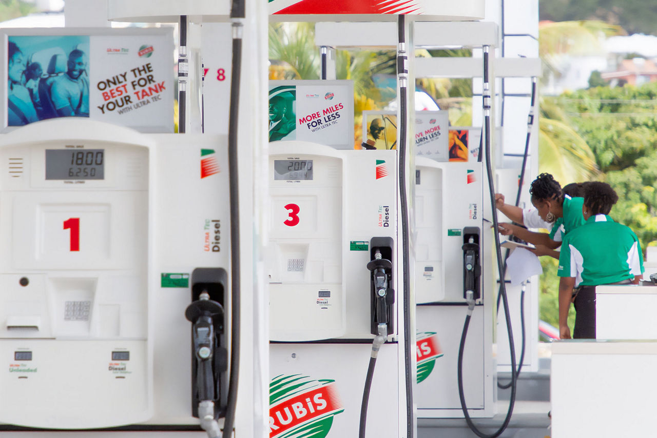 Image of gas station