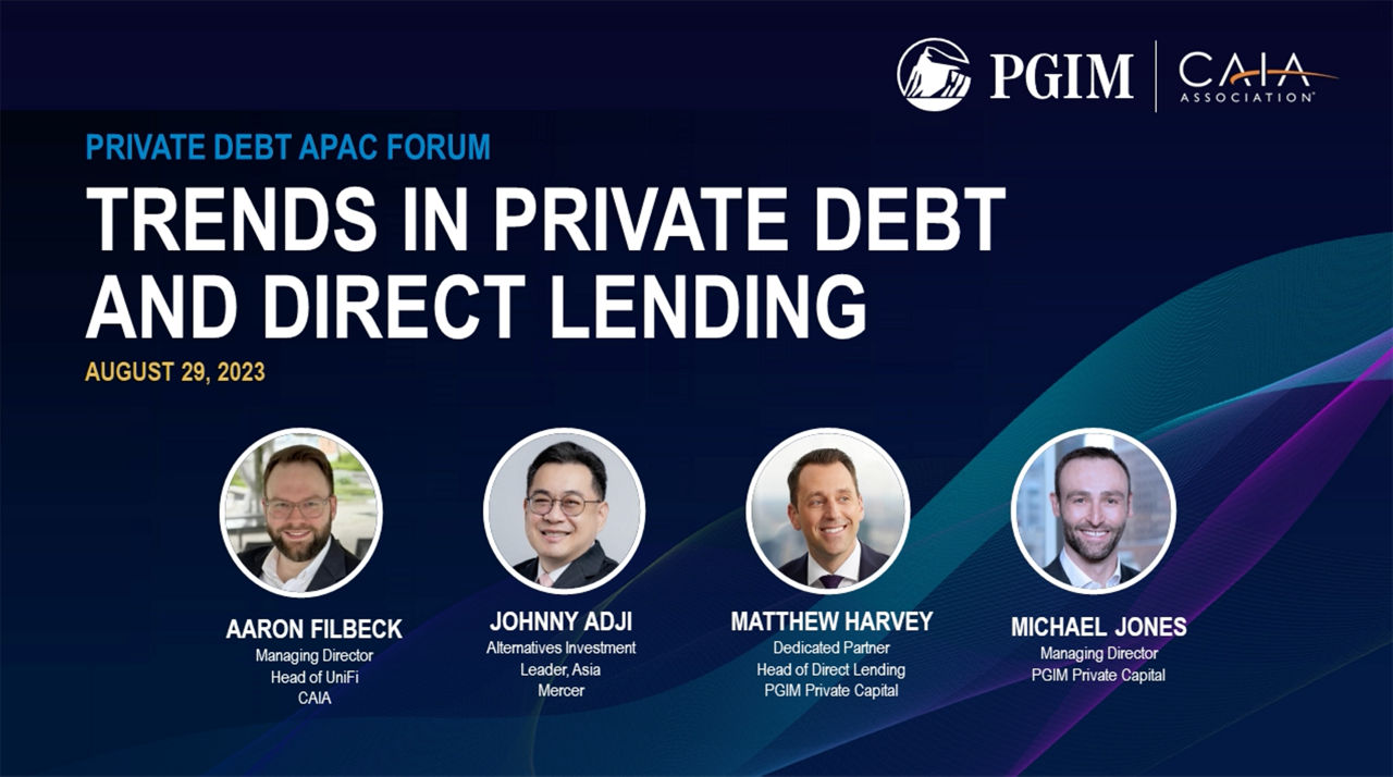 2023 PGIM x CAIA Private Debt APAC Forum