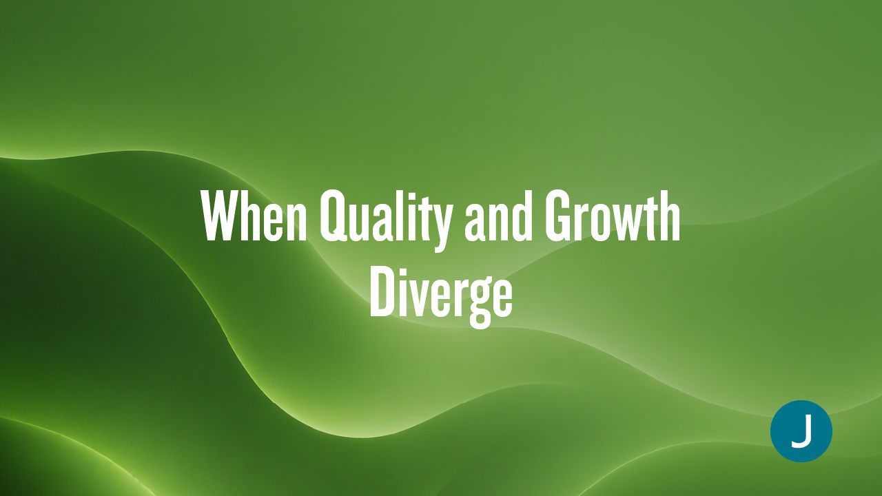 Quality Growth, ex-Growth?