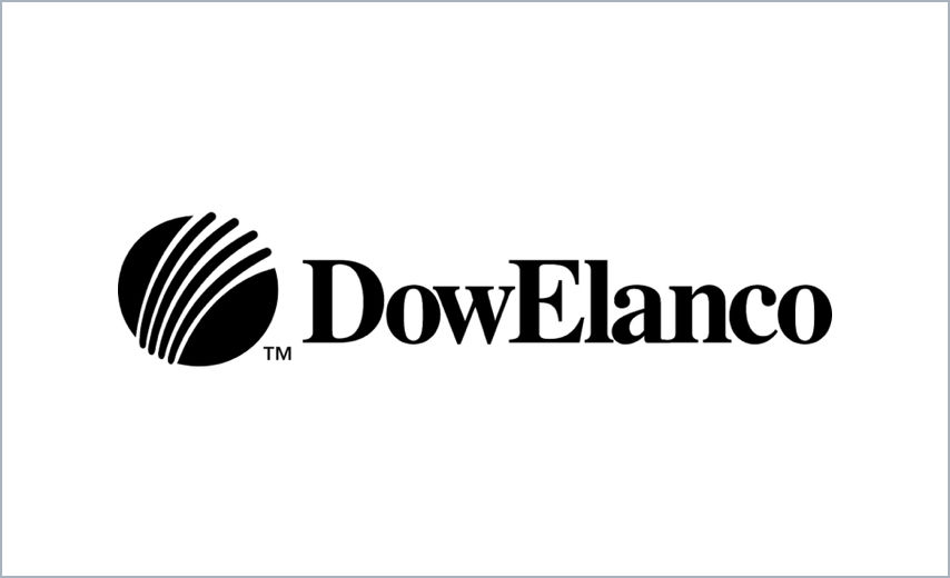 DowElanco Logo en blanco y negro