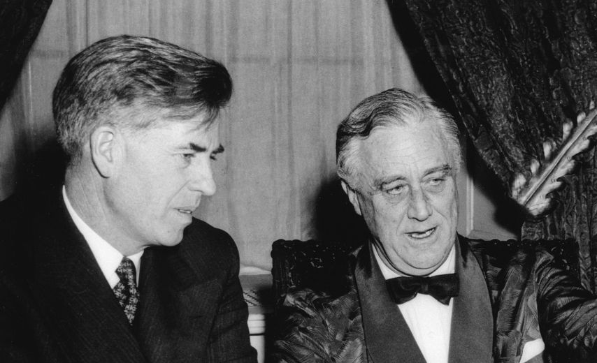 Henry Wallace con el Presidente FDR