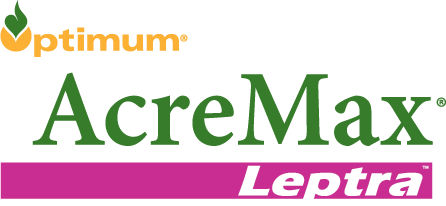 Optimum® AcreMax® Leptra® products logo