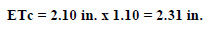 ETc equation