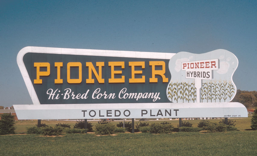 Pioneer HiBred Corn Cartel de ruta
