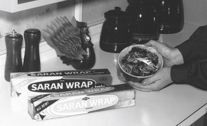 Foto de cajas Saran Wrap 