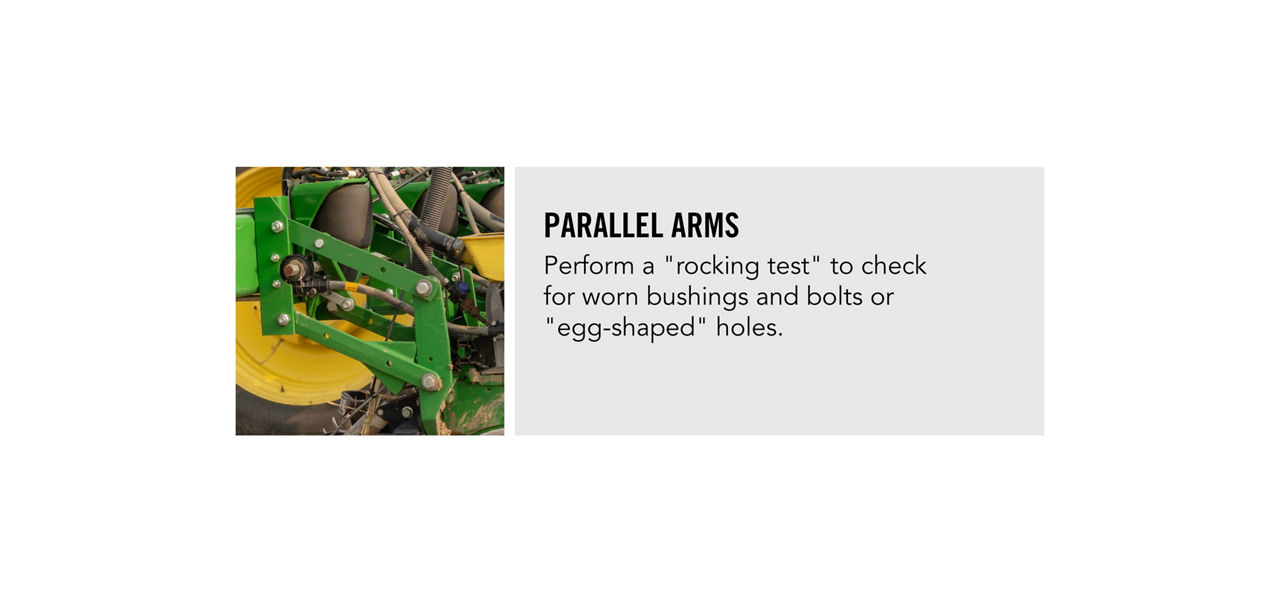 planter parallel arms