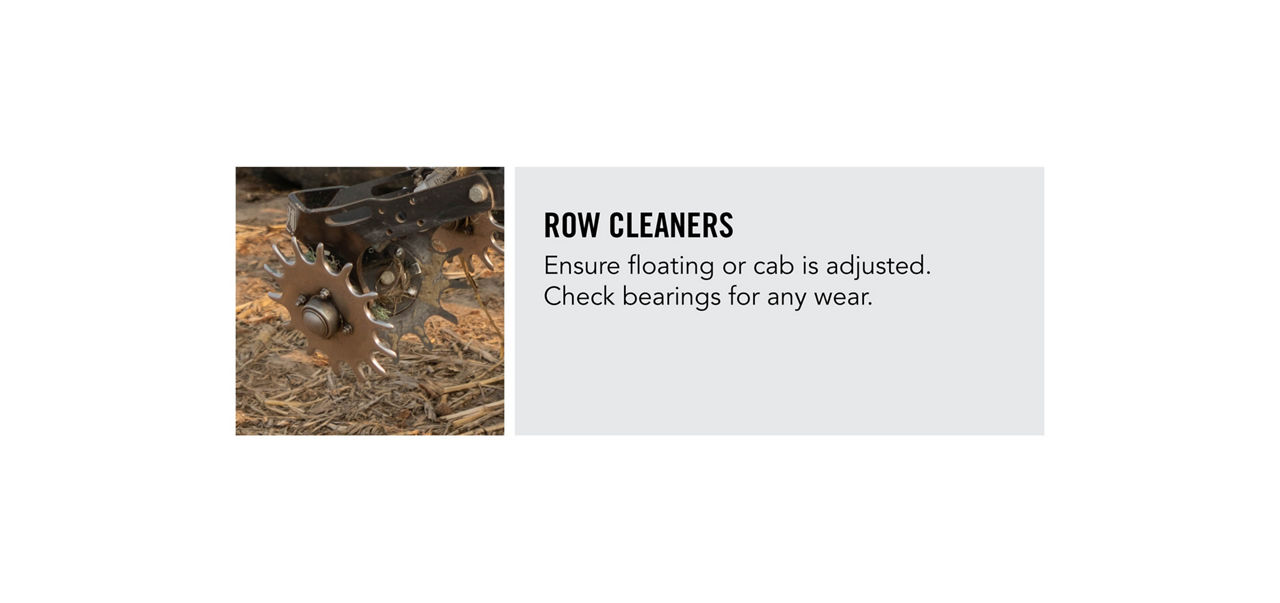 planter row cleaners