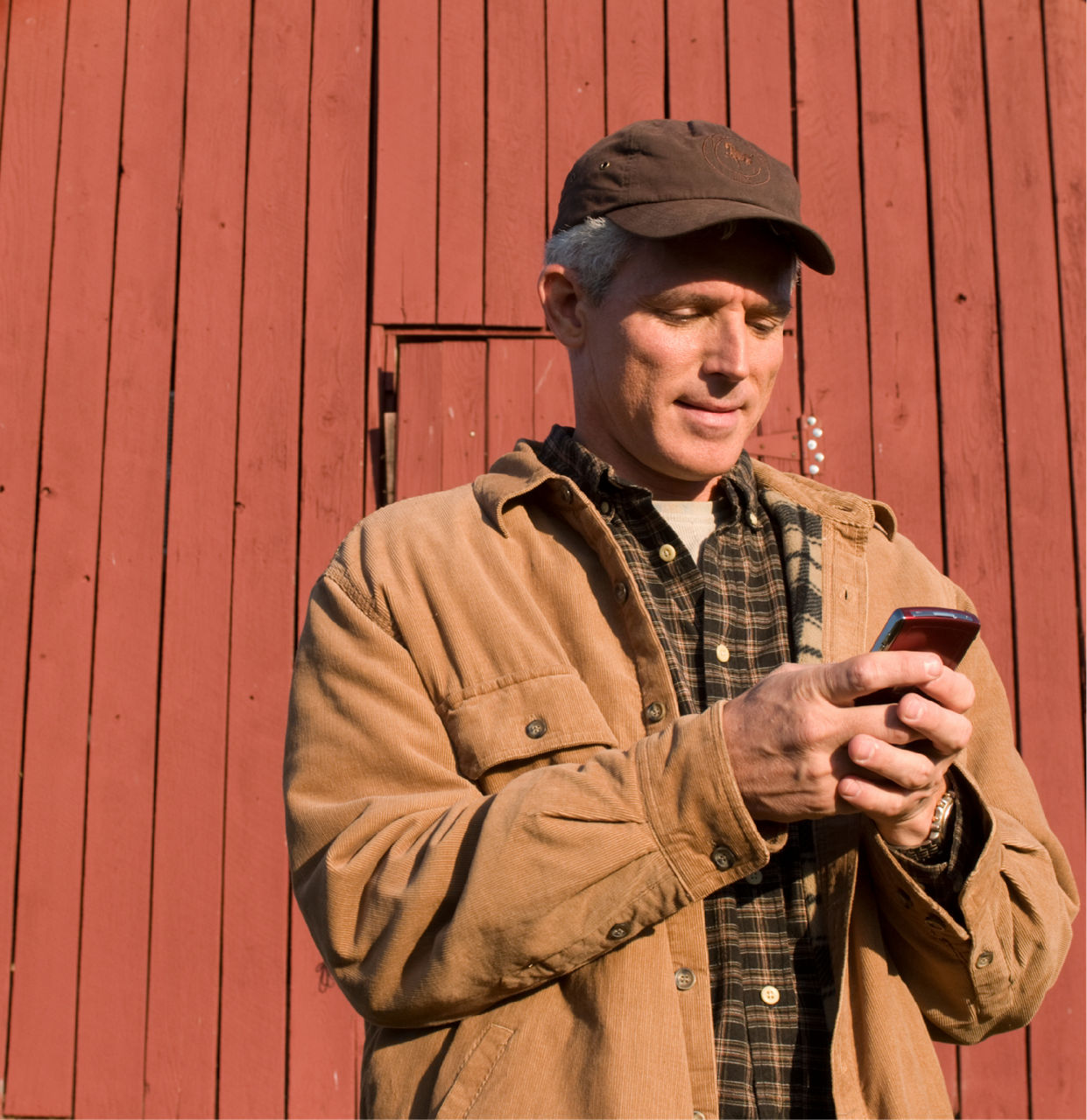 man on cell phone