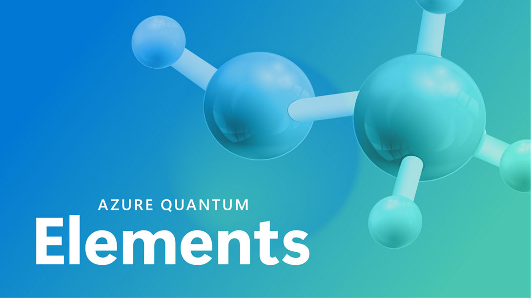 Azure Quantum Elements abstract molecule image