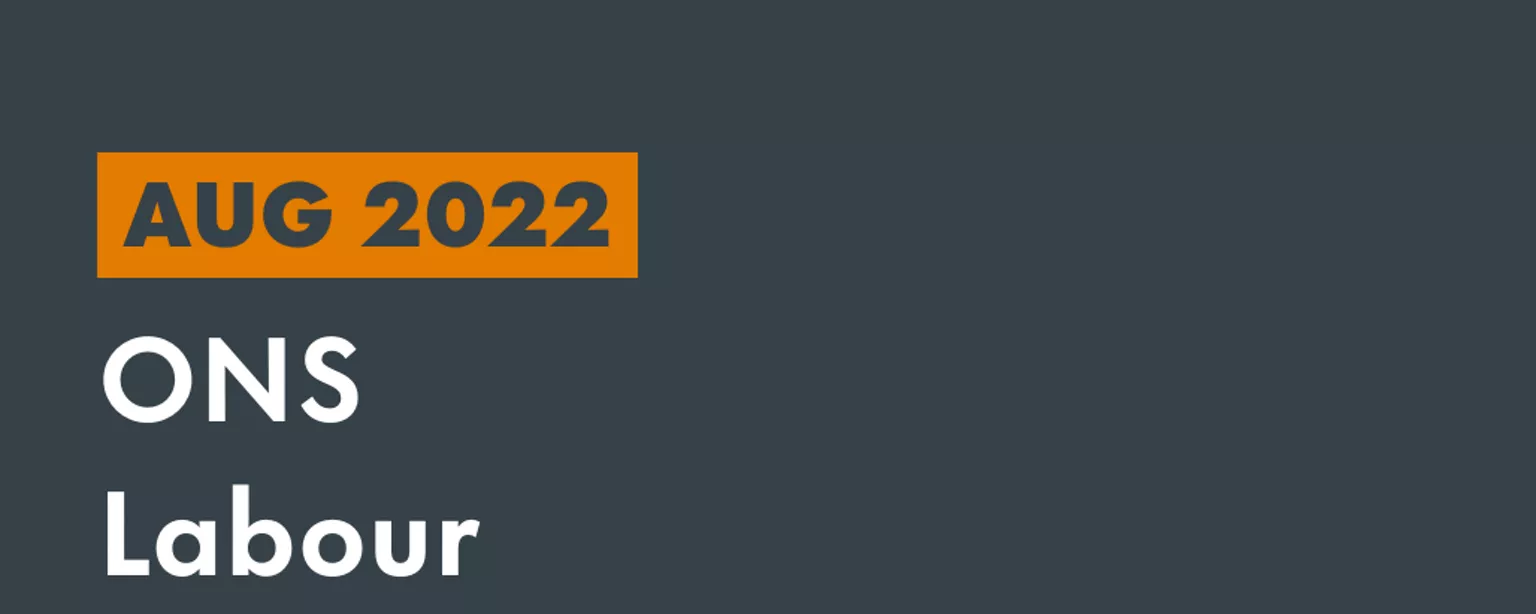August 2022 ONS Labour Market Trends