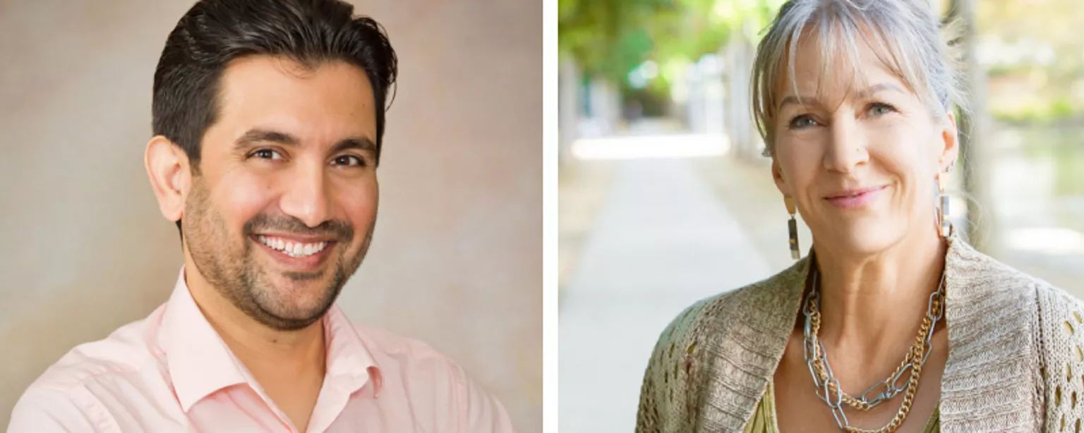 Ajmal Aria (pictured left) is director of operations at Opening Doors. Lyn Irish (pictured right) is Robert Half's director of finance programs. Irish is Aria's mentor through the organization, Upwardly Global.