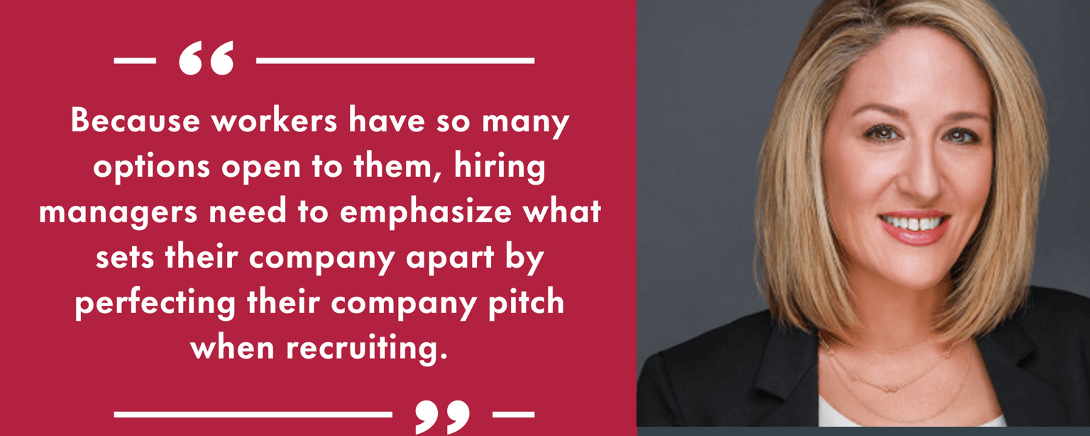 Headshot of Stephanie Naznitsky, Executive Director, Robert Half — with quote