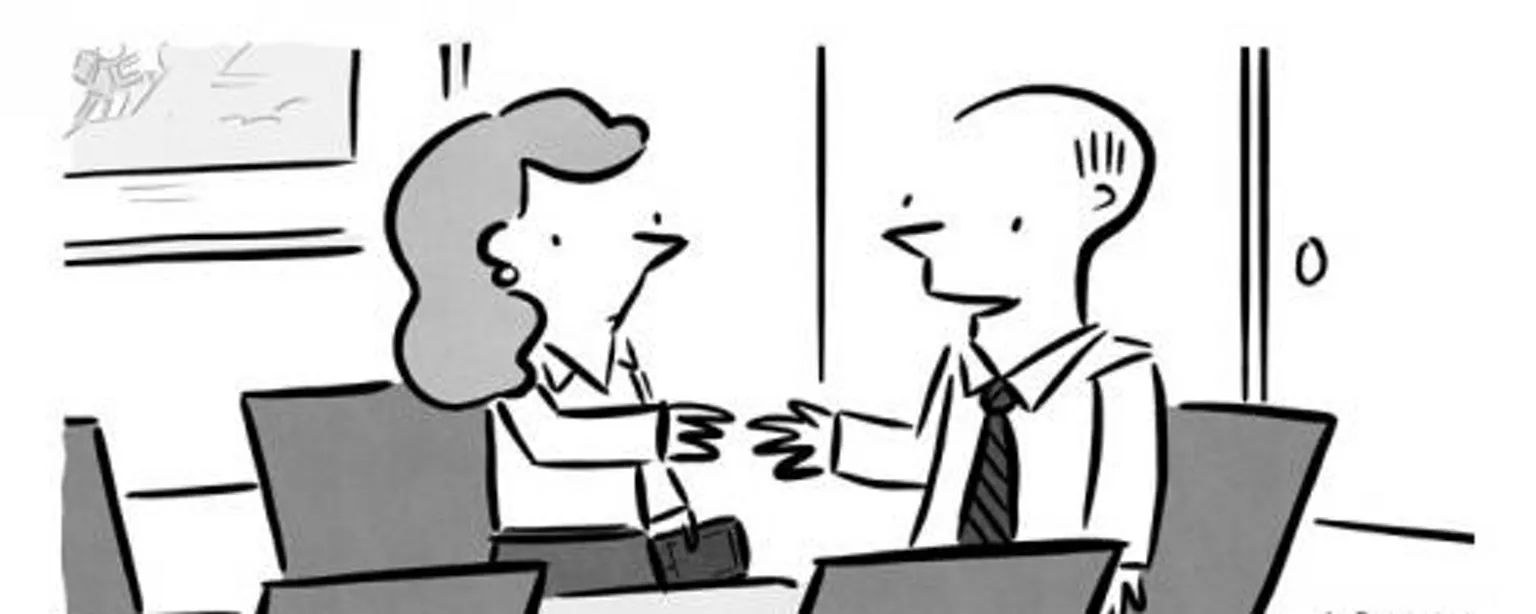 Workplace communication cartoon