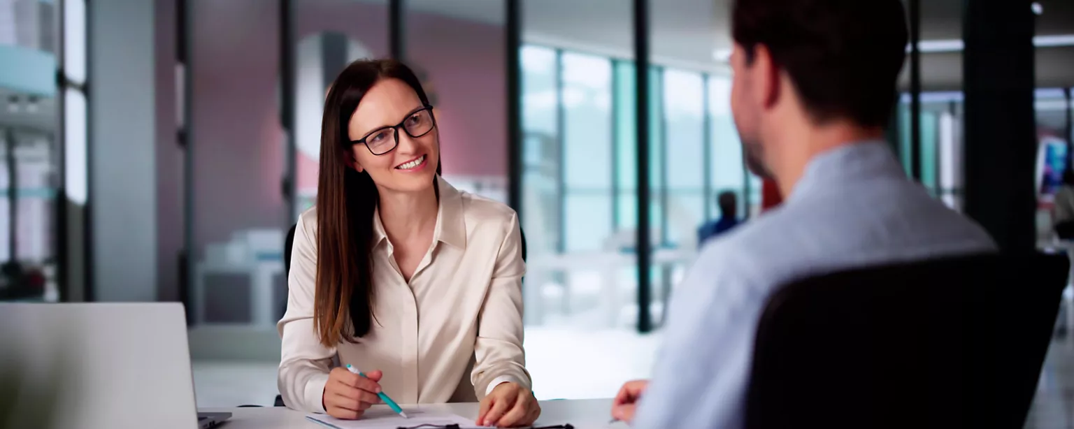 a job interview