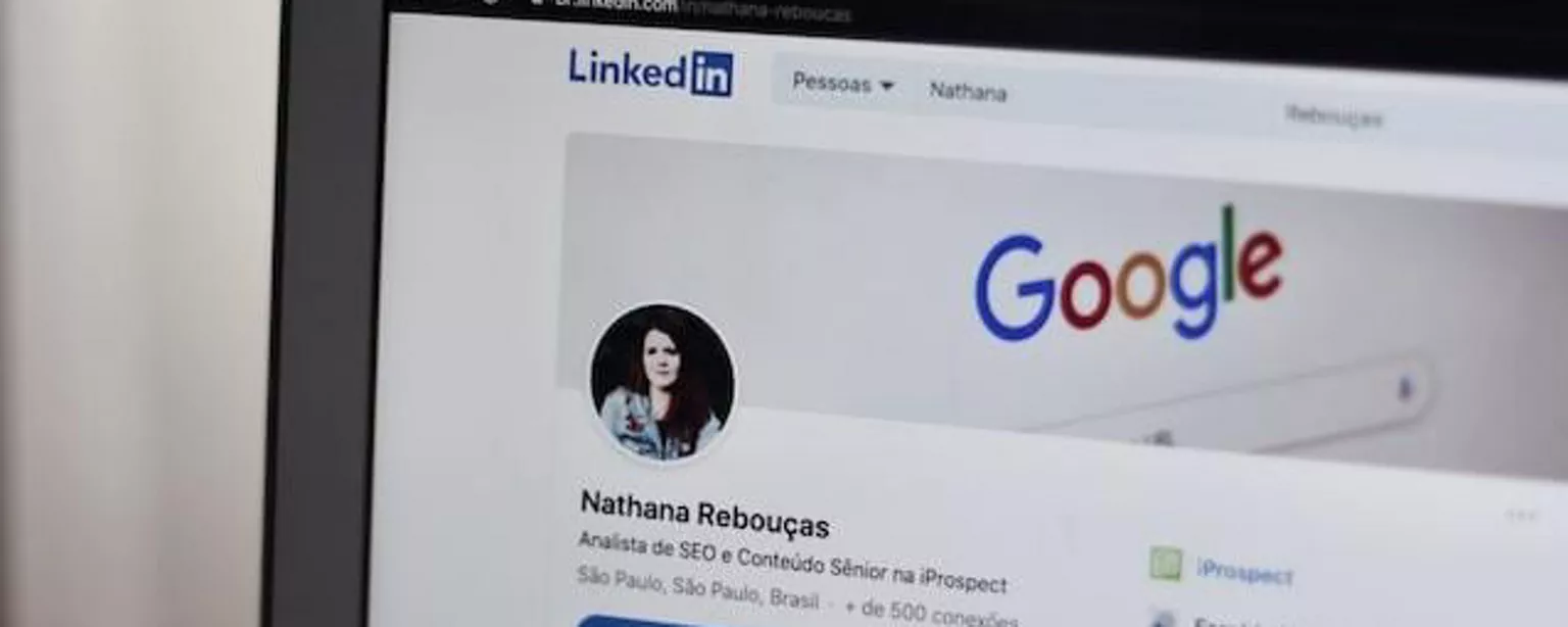 Ein Profil auf der Plattform LinkedIN Nathana Rebouças 