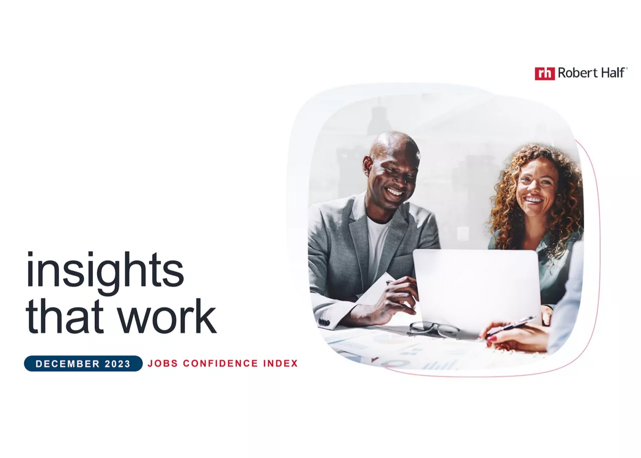 Robert Half Jobs Confidence Index Powered by Cebr Robert Half