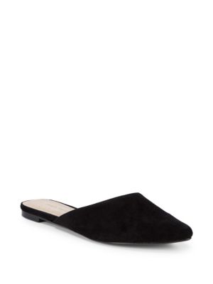 pure navy mules