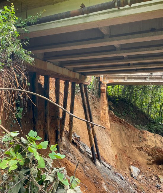 US 76 Bridge Damage