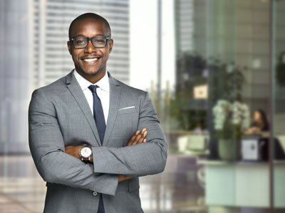 Man smiling at camera