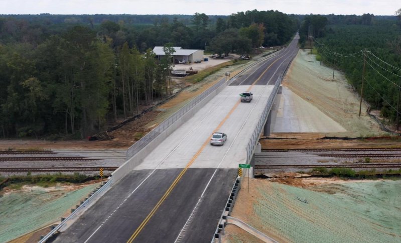 bridge replacement project on the US 21 bridge over CSX Railroad in Yemassee