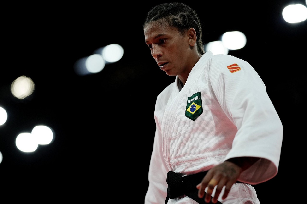Rafael Silva, do judô do Brasil, nas Oimpíadas de Paris 2024