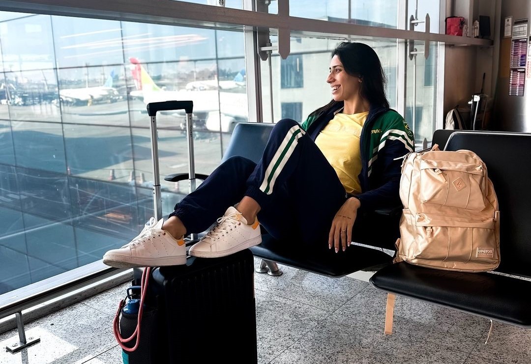 Ana Carolina Vieira chegou a participar de revezamento em Paris