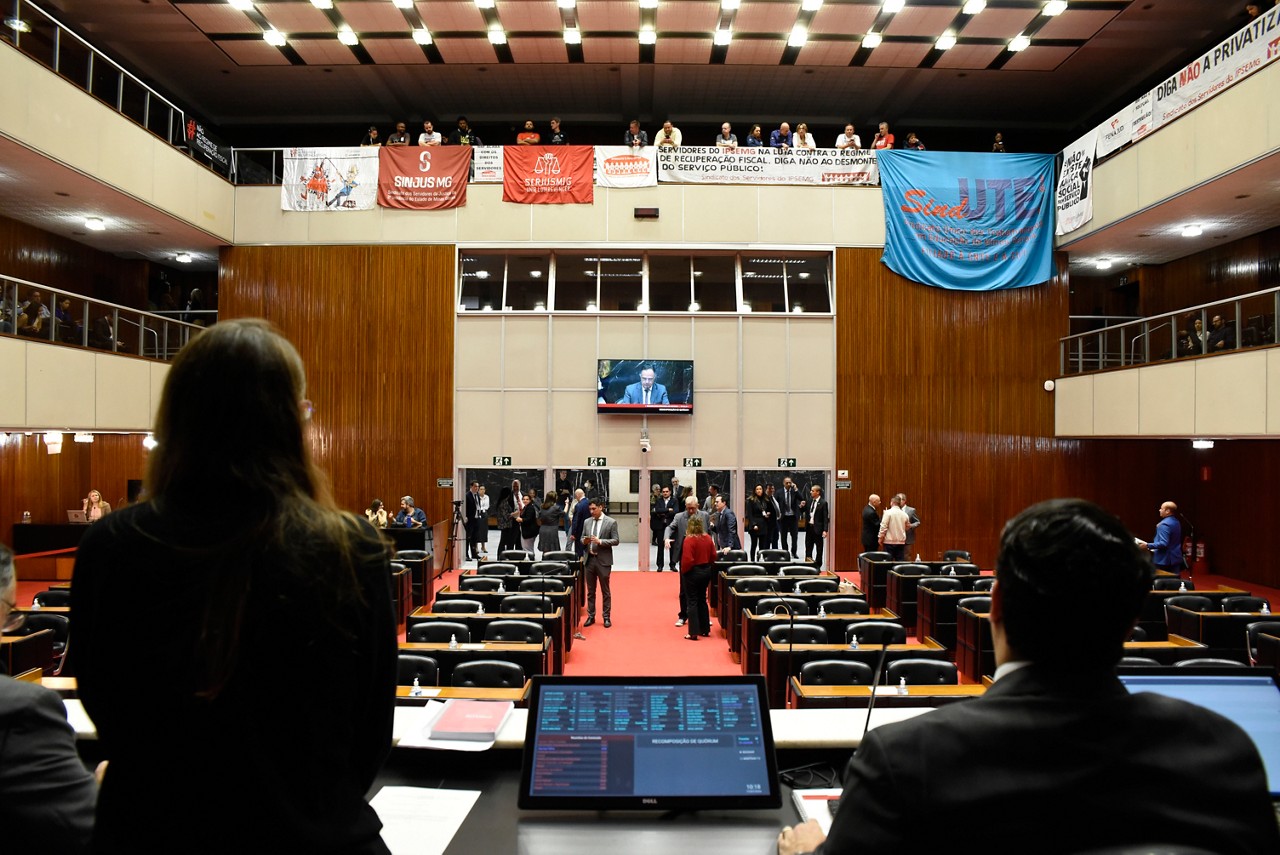 A discussão da adesão ao RRF venceu a primeira reunião em plenário nesta quarta, às 10h