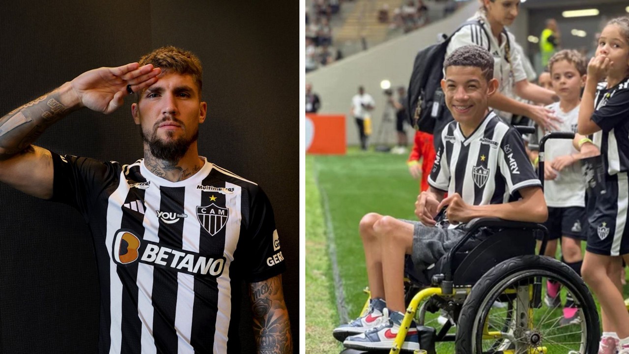 Zagueiro Lyanco ajudou o atleta paralímpico Matheusinho na compra de uma cadeira de rodas